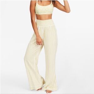 Billabong Green Striped Daybreak Pants